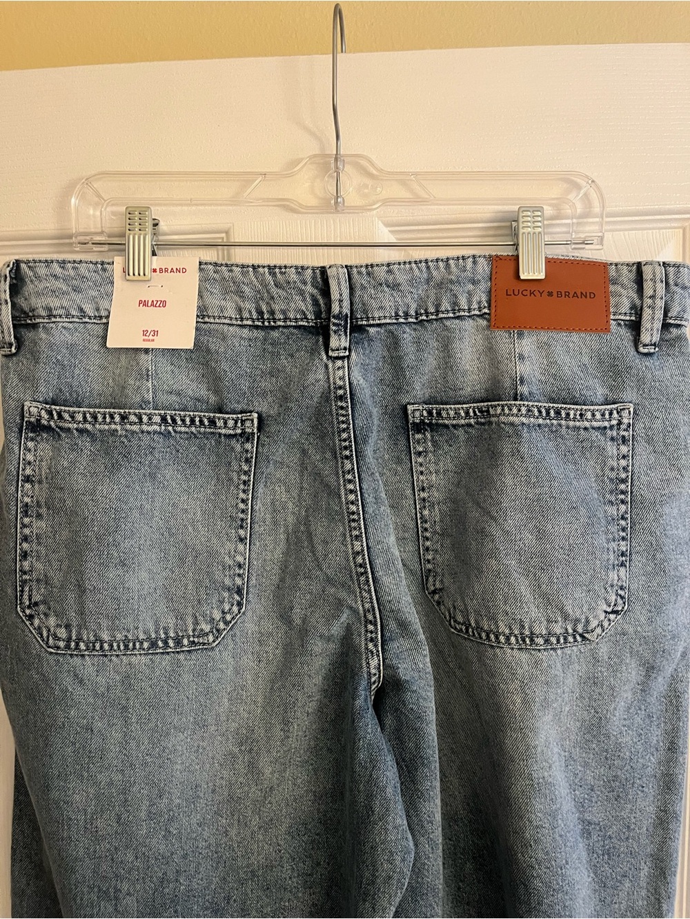 NWT Lucky Brand Palazzo Wide Leg Jeans - Picture 4 of 10